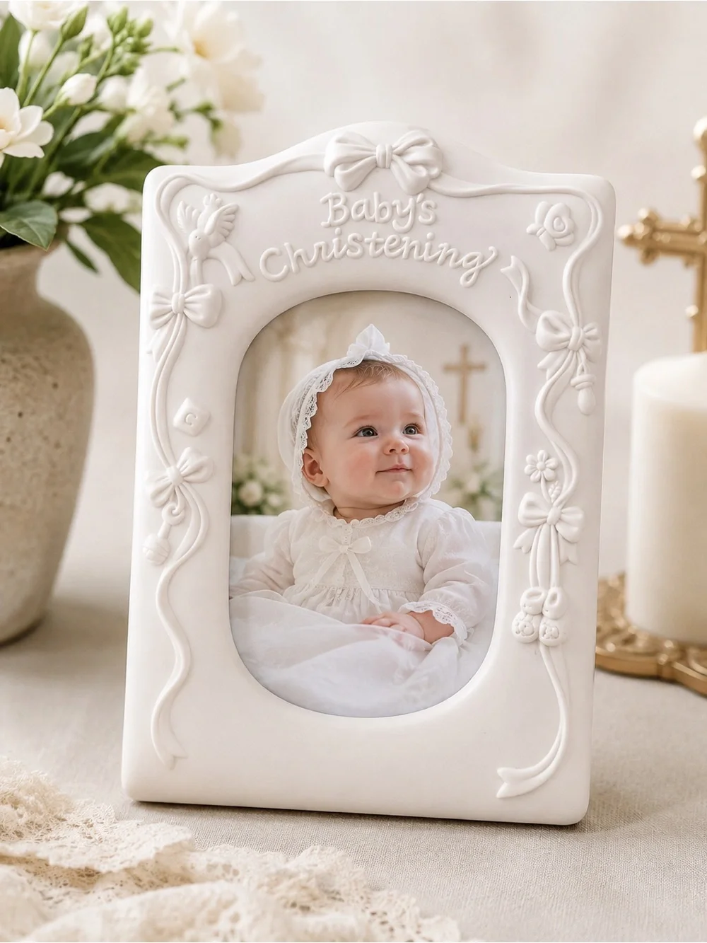 Russ Baby’s Chritening Photo Frame